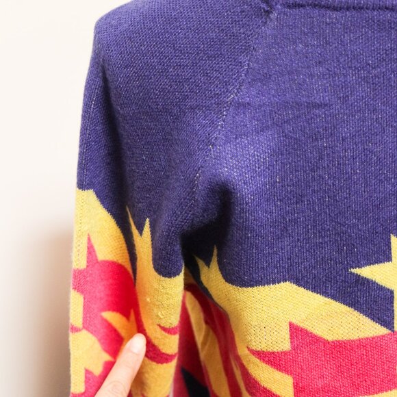 Y2K Electric Pink Houndstooth Crewneck Sweater ⚡️ FIT7 - Picture 6 of 9